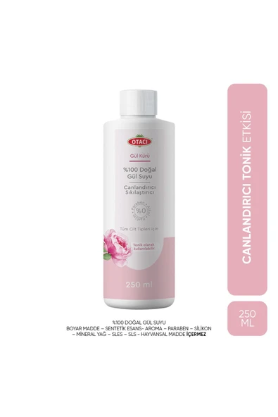 Otacı Gül Kürü %100 Doğal Gül Suyu 250 ml ürün görseli 1