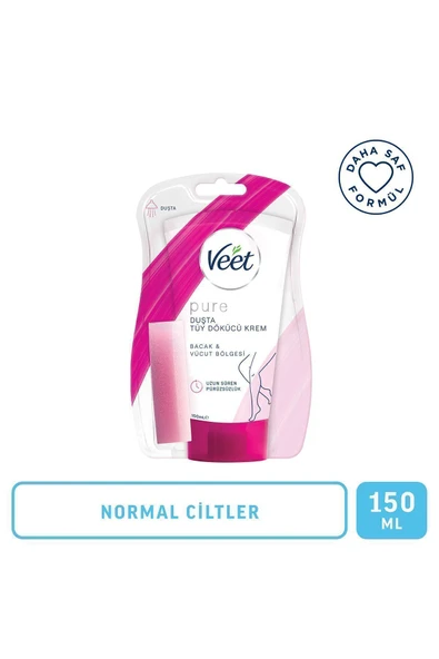 veet pure duşta krem 150 ml ürün görseli 1