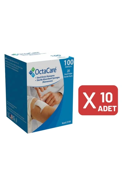 Steril Emici Kompres 20 Paket 100'lü - 10 Kutu 1000 Adet ürün görseli 1