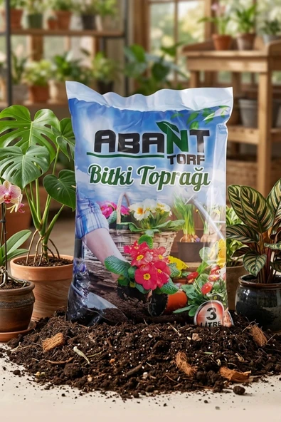 Abant Bitki Yetiştirme Toprağı-Torf 3 Lt ürün görseli 1