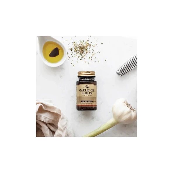 Solgar Garlic Oil 100 Kapsül 3 Adet - Resim 2