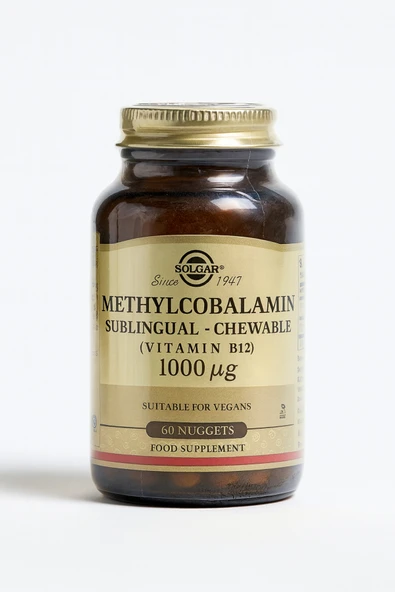 Solgar METHYLCOBALAMİN CHEWABLE 1000 Uq 60 TABLET ürün görseli 1