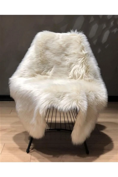 Homeax Kuzu Post Kemik Üst Kalite Yıkanabilir Yumuşak Dokulu Peluş Halı ürün görseli 1