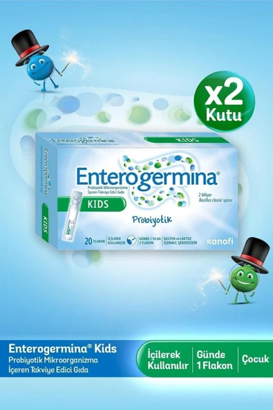 Enterogermina Kids 20 Flakon 2 Adet ürün görseli 1