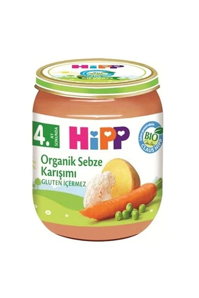 Hipp Organik Sebze Karışımı 125 gr ürün görseli 1
