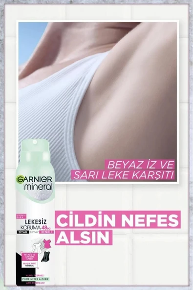 Mineral Lekesiz Koruma Sprey Deodorant - Resim 2