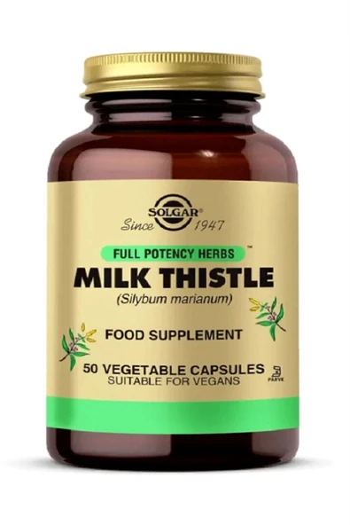 Solgar Milk Thistle 100 mg 50 Kapsül - Resim 3
