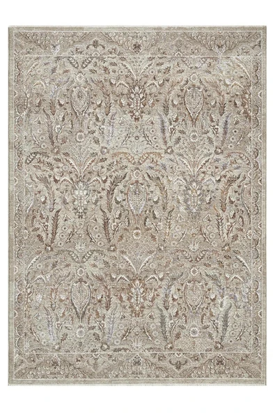 Turkrugs Retro Serisi Klasik Vintage Desenli Bej Salon Halısı ürün görseli 1