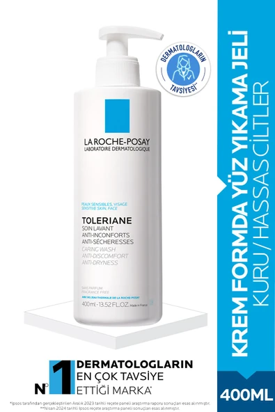 La Roche Posay Toleriane Caring Wash Nemlendirien Temizleyici Jel 400 ml ürün görseli 1
