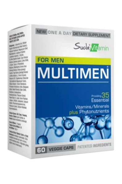 Suda Vitamin Multimen Multivitamin 60 Kapsül ürün görseli 1