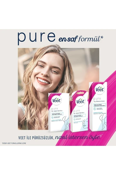 veet pure duşta krem 150 ml - Resim 6