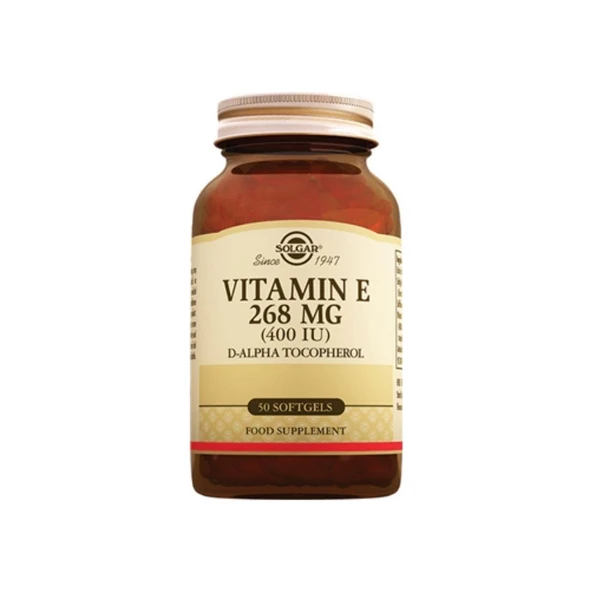 Solgar Vitamin E 400 Iu 50 Softgel - Resim 2