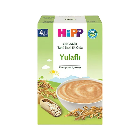 Hipp Organik Yulaflı Tahıl Bazlı Ek Gıda 200 gr ürün görseli 1