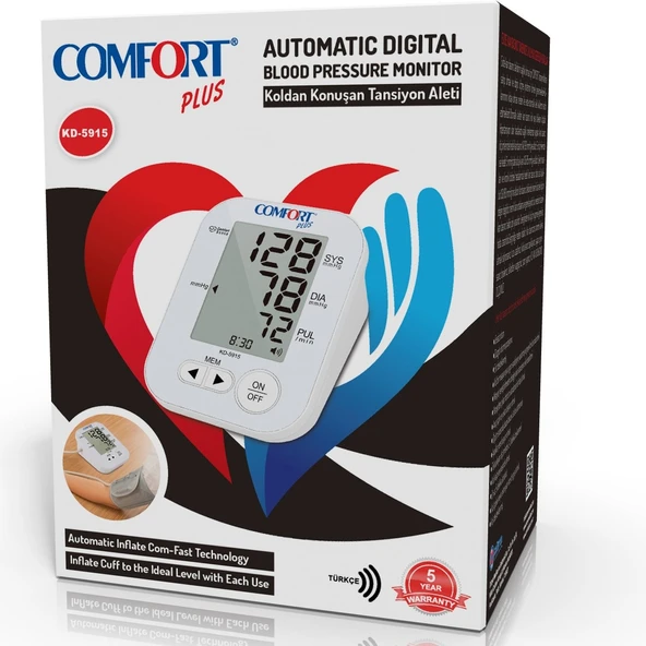 Comfort Plus KD-5915 NEW Konuşan Tansiyon Aleti ürün görseli 1