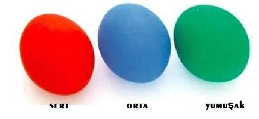 Fizik Tedavi El Egzersiz Topu Mavi: Orta Sert ürün görseli 1