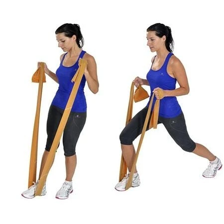 Egzersiz Bandı – 1 Metre Altın Renk ürün görseli 1