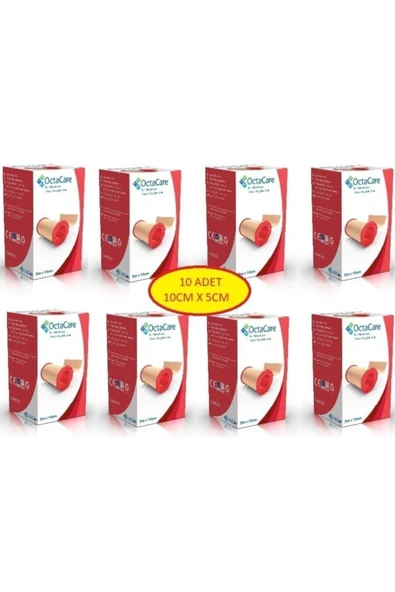 Octacare Bez Tıbbi Flaster 5m X 10cm 10 Adet ürün görseli 1
