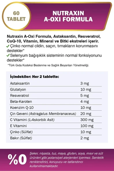 A-oxi Formula 60 Tablet 2'li - Resim 4