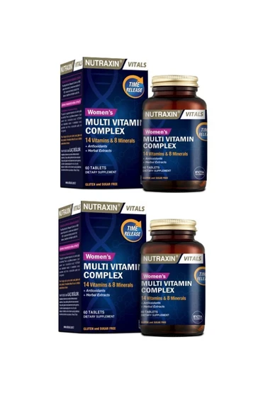 Women's Multi Vitamin Complex 60 Tablet X2 Adet ürün görseli 1
