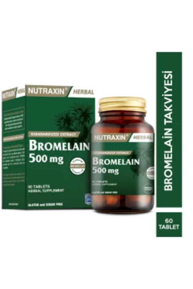 STD Nutraxin Bromelain 500 Mg 60 Tablet Gıda Takviyesi ( TEKLİDİR ) ürün görseli 1