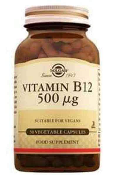 Solgar Vitamin B12 500 mcg 50 Kapsül ürün görseli 1