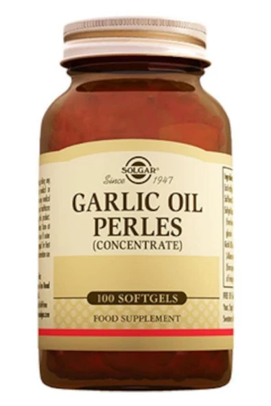 Solgar Garlic Oil 100 Kapsül ürün görseli 1