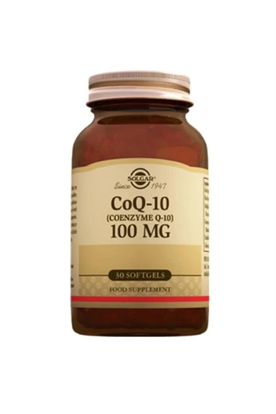 Solgar Coenzyme Q-10 100 Mg 30 Kapsül ürün görseli 1