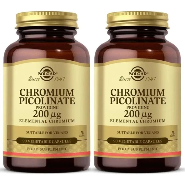 Solgar Chromium Picolinate 90 Kapsül 2 Adet ürün görseli 1