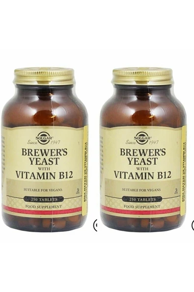 Solgar Brewer's Yeast With Vitamin B12 250 Tablet 2 Adet ürün görseli 1