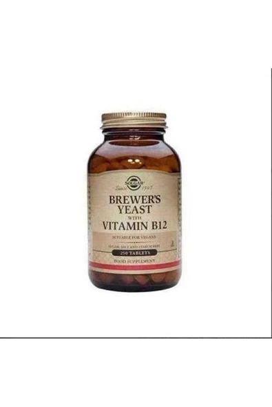 Solgar Brewer´S Yeast With Vitamin B12 250 Tablet ürün görseli 1