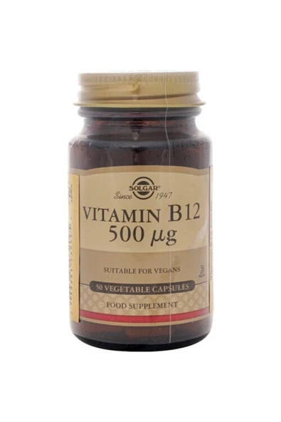 Solgar Vit B- 12 500mg 50 Kapsül ürün görseli 1