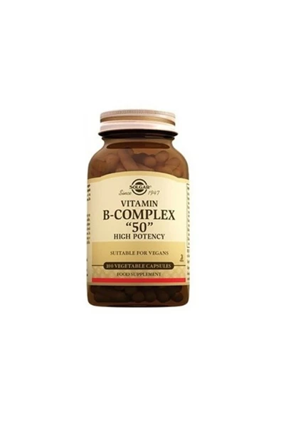 Solgar Vitamin B-komplex ´´50´´ 100 Tablet ürün görseli 1