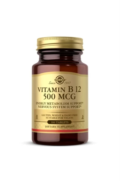 Solgar Vitamin B12 500 mcg 50 Kapsül ürün görseli 1