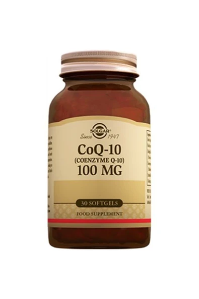 Solgar Coenzyme Q-10 100 Mg 30 Kapsül Antioksidan ürün görseli 1