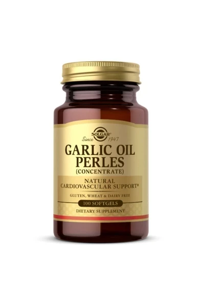 Solgar Garlic Oil Perles 100 Kapsül - Resim 3