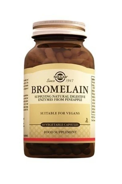 Solgar Bromelain 60 Tablet ürün görseli 1