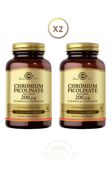 Solgar Chromium Picolinate 90 Adet 2 Adet - Resim 2