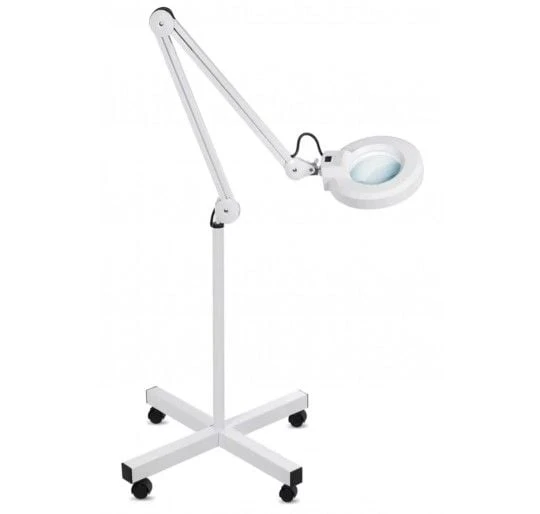 Ayaklı Tekerlekli Loop Led Işıklı Büyüteç Işıklı Lup E-292/B ürün görseli 1