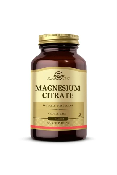 Solgar Magnesium Citrate 60 Tablet - Resim 2