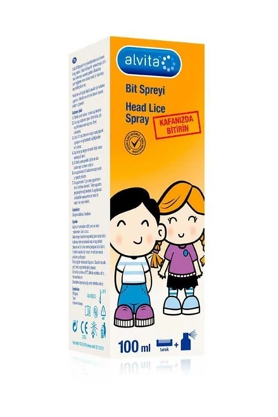 Alvita Bit Spreyi 100 ml - Tarak Hediyeli ürün görseli 1