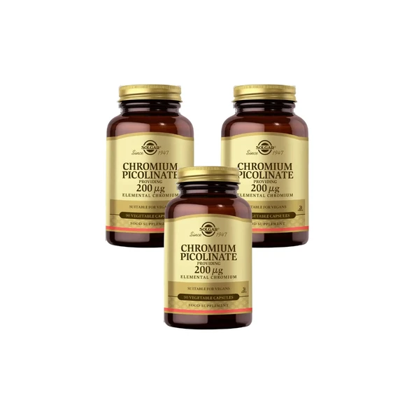 Solgar Chromium Picolinate 200 mcg x 3 Adet ürün görseli 1