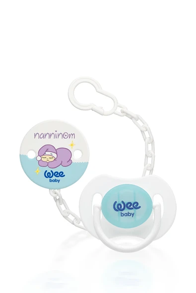 Wee Baby Kod:152 Nanninom Gece Emziği ve Askı Seti Emzik No: 1 ürün görseli 1
