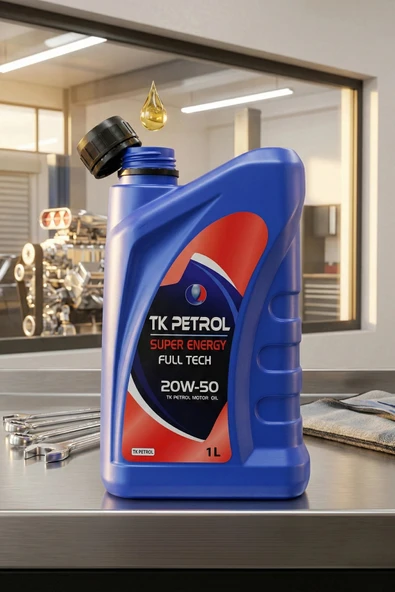 TK Petrol Süper Energy 20W-50 Motor Yağı 1L ürün görseli 1