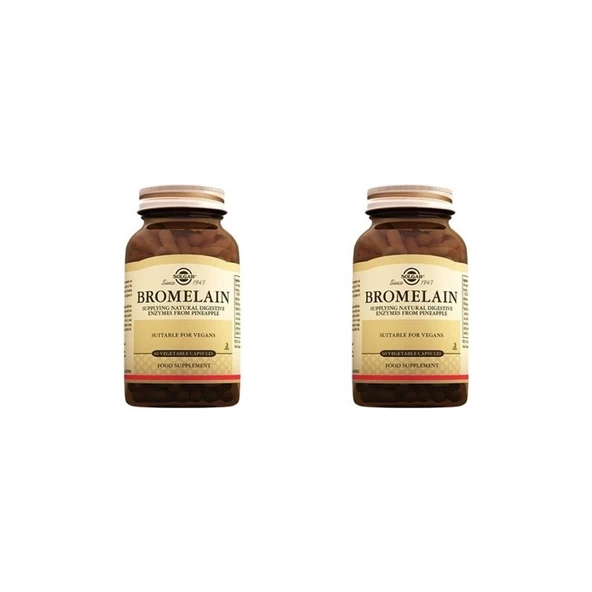 Solgar Bromelain 150 Mg 60 Kapsul - 2 Adet - Resim 3