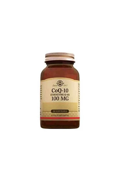 Solgar Coenzyme Q-10 100 Mg 30 Kapsül ürün görseli 1