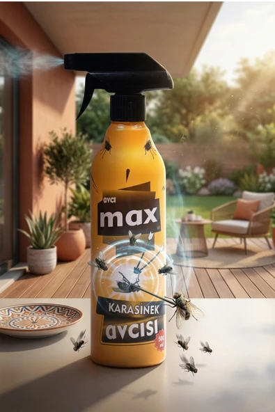 Avcı Max Sinek ve Karasinek Öldürücü Haşere İlacı 500 ml ürün görseli 1