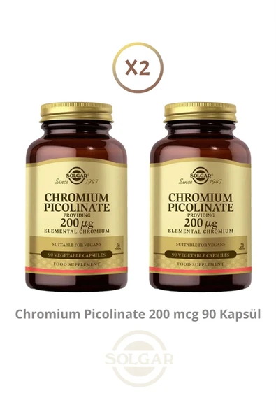 Solgar Chromium Picolinate 90 Adet 2 Adet ürün görseli 1