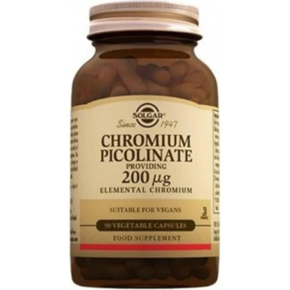 Solgar Chromium Picolinate 90 Adet ürün görseli 1