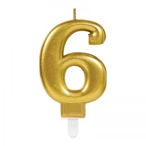 6 Rakam Mum Gold Renk ürün görseli 1