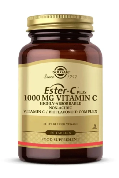 Solgar Ester C 1000 Mg 60 Kapsül - Resim 3